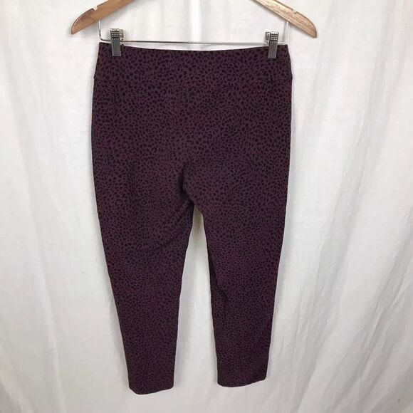NIC+ZOE Women's Petite Vintage Animal Wonderstretch Pant Pull On Size 4 PETITE - Picture 4 of 6